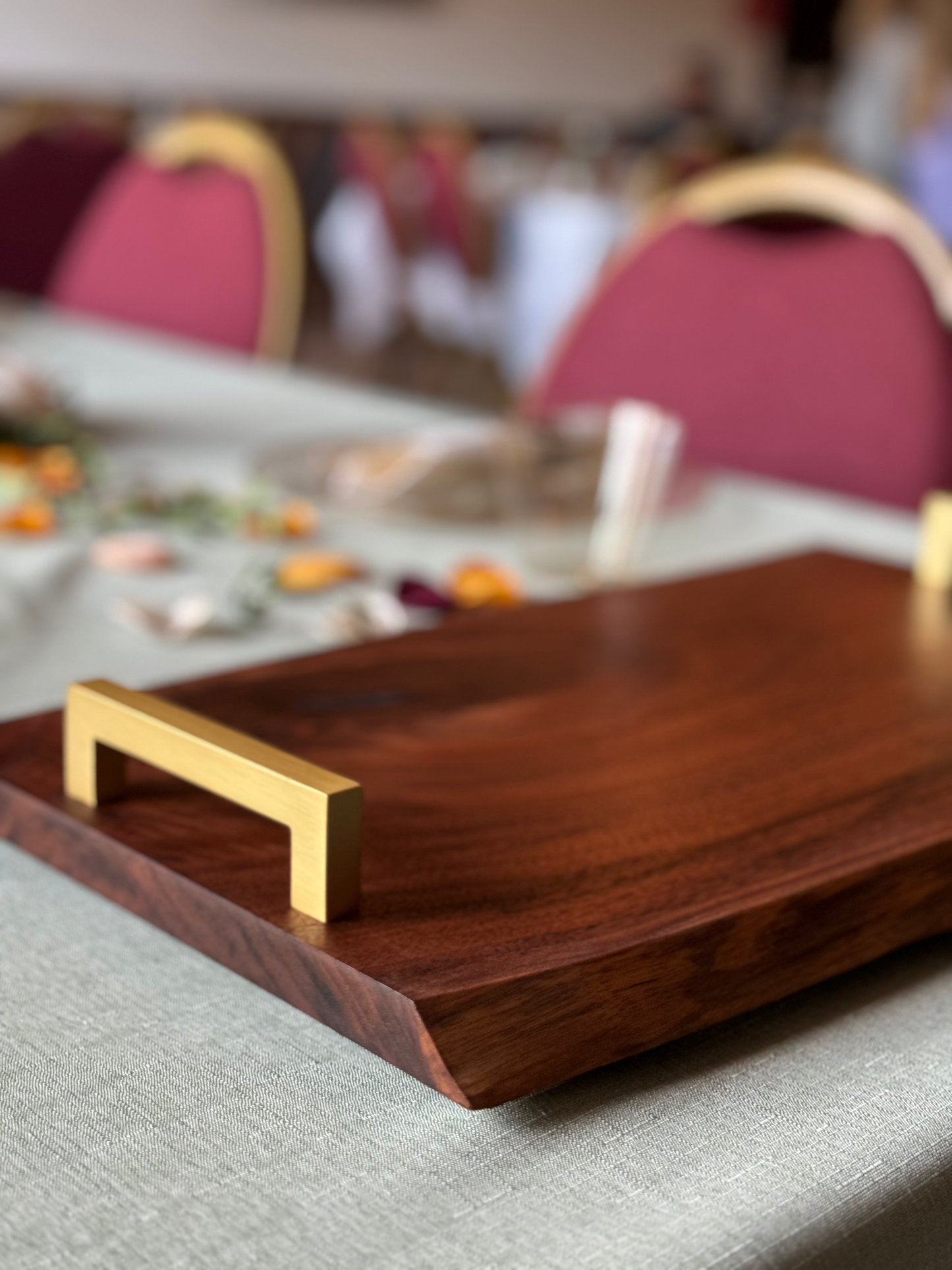 Walnut & Gold - Charcuterie Board