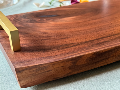 Walnut & Gold - Charcuterie Board